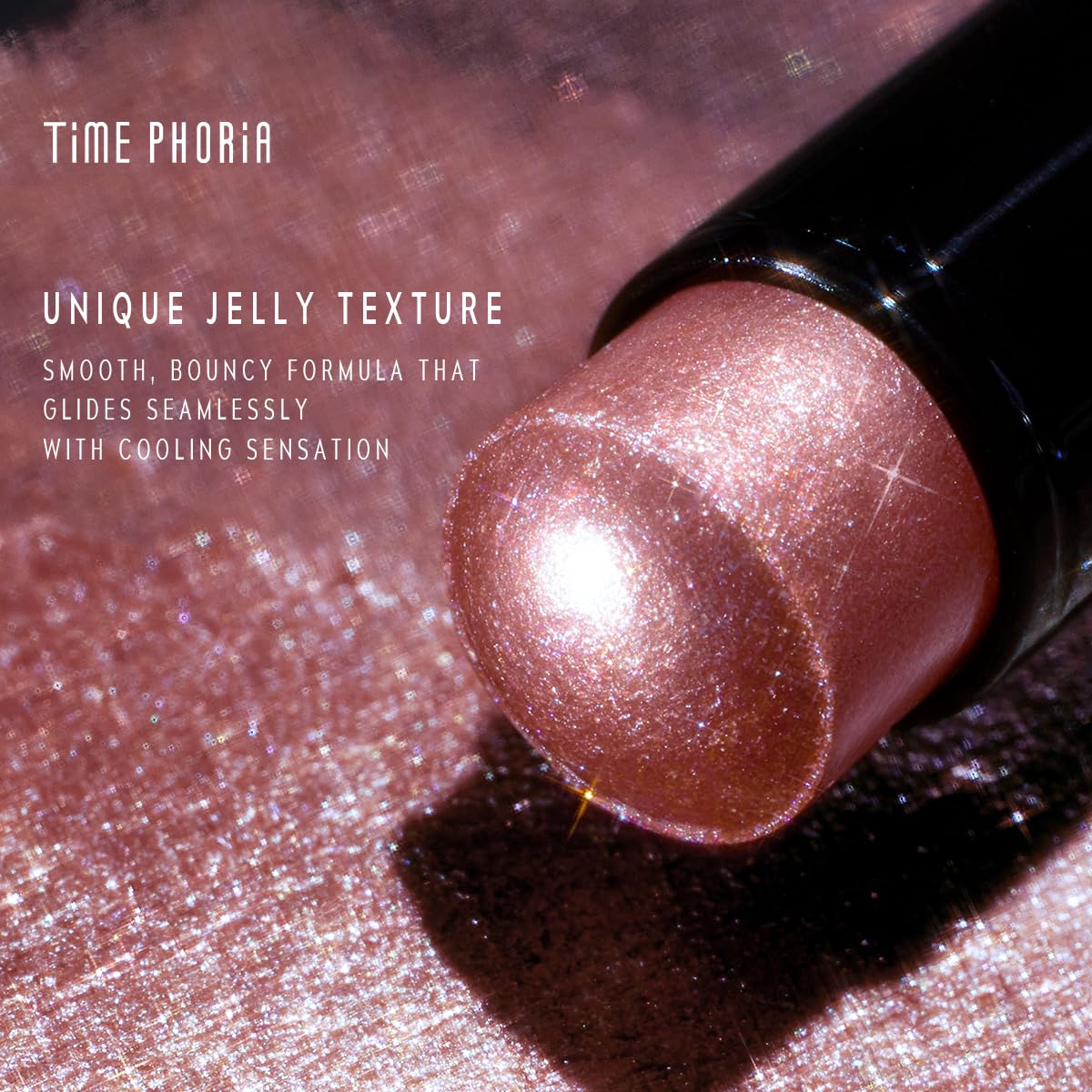 TIMEPHORIA Illumina Jelly Gel Eyeshadow Stick 010 Amethyst - Cool Lavender Shimmer Sparkle Finish, Cream Texture With Cooling Feel, Long-Lasting Beauty and Personal Care TIMEPHORIA
