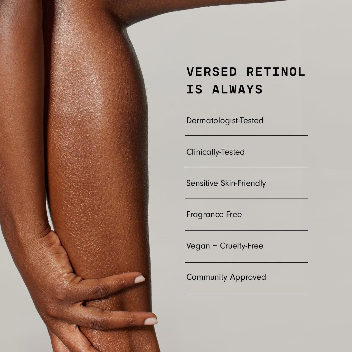 Versed Press Restart Retinol Body Lotion, 2 Pack - Skin Firming Lotion with Cocoa Butter, Squalane & Vitamin E - Lightweight All-Over Body Moisturizer