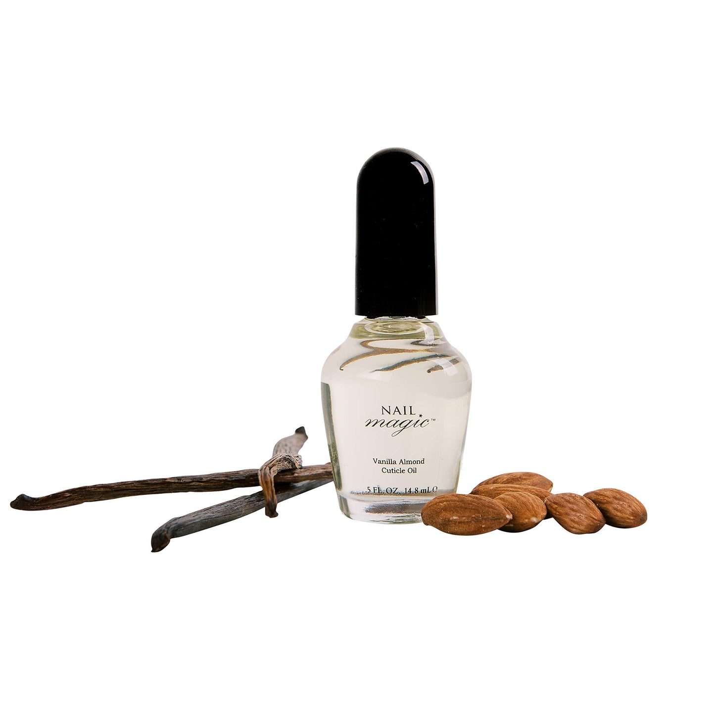Nail Magic - OIL, Cuticle Oil, Vanilla Almond, 0.5 fluid ounces, Aids in the repair of Cracked Cuticles, Peeling, Brittle Natural Fingernails, 60