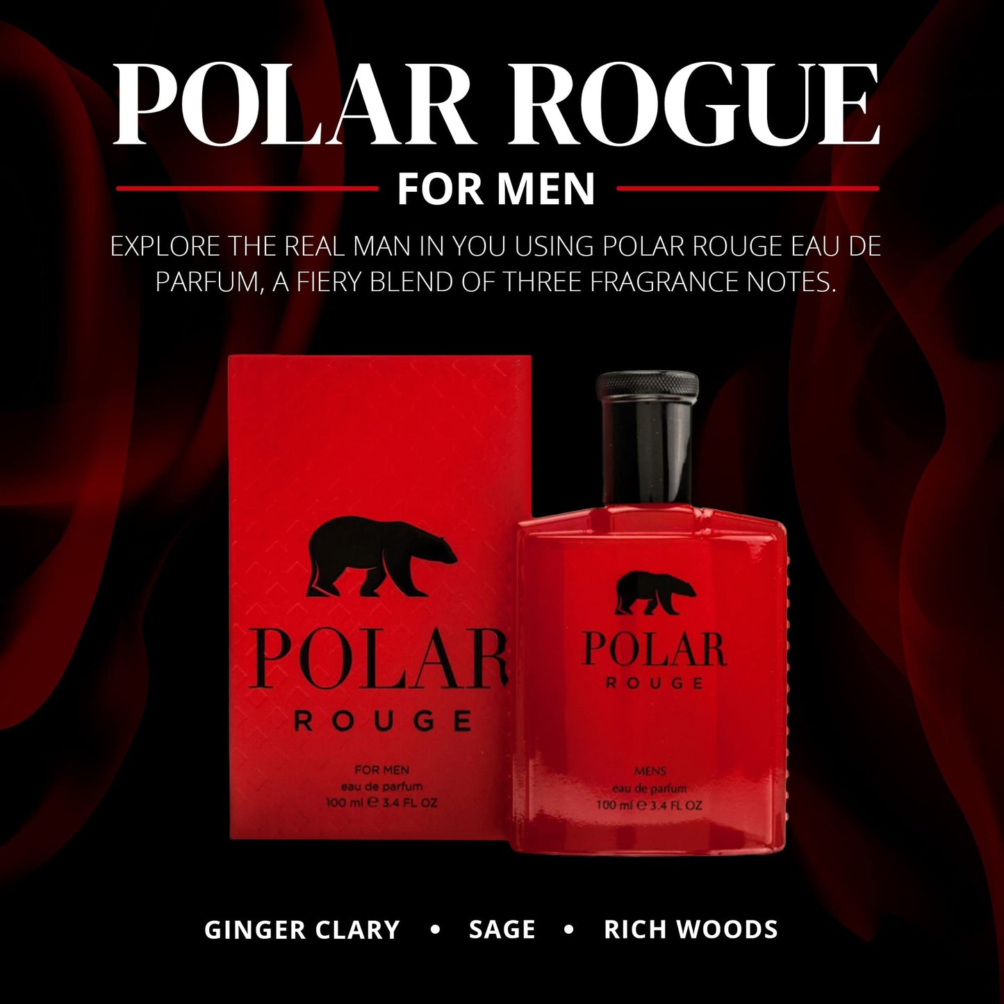Sandora Fragrances Perfume for Men - INSPIRED by A WORLD RENOWNED MEN'S PERFUME - Cranberry, Grapefruit, Italian Lemon, Warm Woods - Fresh, Spicy
