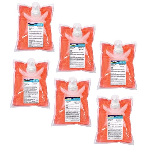 Global Industrial Luxury Foam Hand Soap 1250ml Refill, 6 Refills/Case