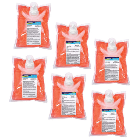 Global Industrial Luxury Foam Hand Soap 1250ml Refill, 6 Refills/Case