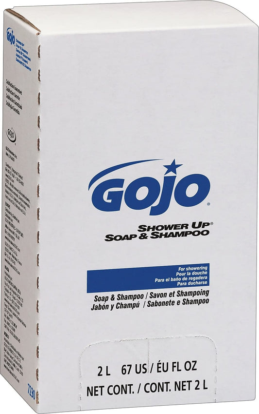 GOJO Shower Up Soap and Shampoo, 2000 mL, 4/CT (GOJ 7230) Beauty & Personal Care GOJO