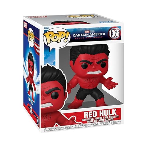 Funko Pop Super: Captain America: Brave New World - Red Hulk - Collectable Vinyl Figure - Gift Idea - Official Merchandise - Toys for Kids & Adults…