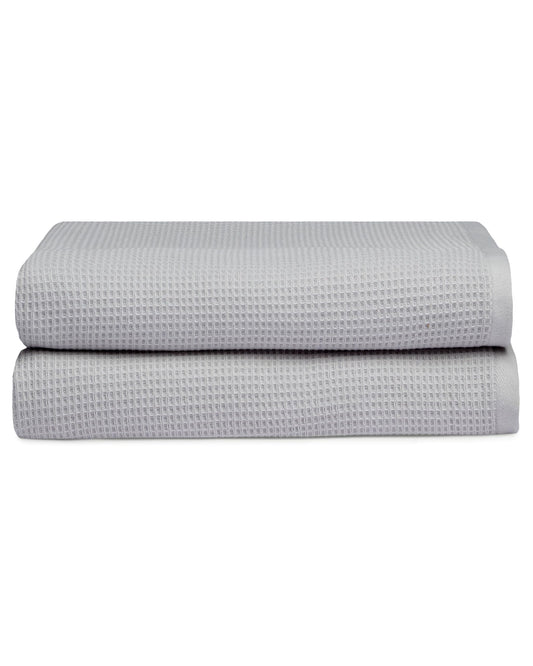 Cozy Earth Waffle Bath Sheets - 60% Cotton 40% Viscose from Bamboo Bath Sheets 40 x 65 Inches - Soft & Absorbent Terry, Reversible Mini Textured…