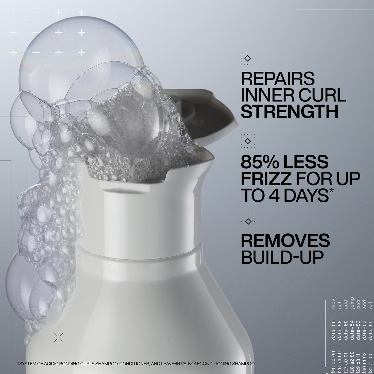 Redken Acidic Bonding Curls Sulfate-Free Shampoo | For Curly Hair | Curl Control + Definition | With Citric Acid, Avocado Oil, Shea Butter |