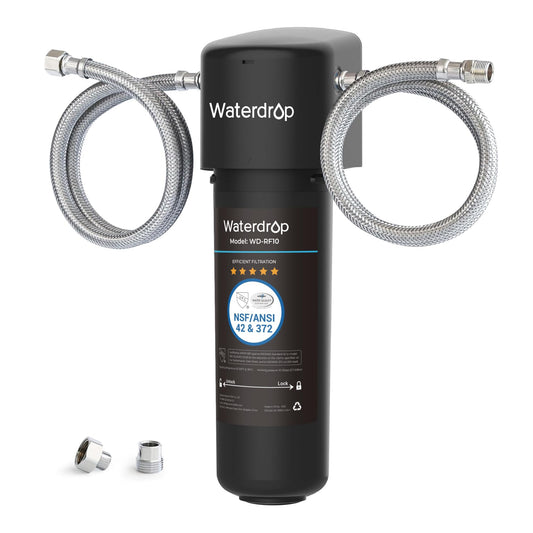 Waterdrop 10UA Under Sink Water Filter – Reduces PFAS, Lead, Chlorine, Bad Taste & Odor, Direct Connect, NSF/ANSI 42, 8K Gallons