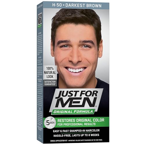 Just For Men Original Formula Hair Color, Darkest Brown