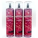 Lot of 3 Bath & Body Works Holiday Traditions Twisted Peppermint Fine Fragrance Mist 8 oz each (Twisted Peppermint)