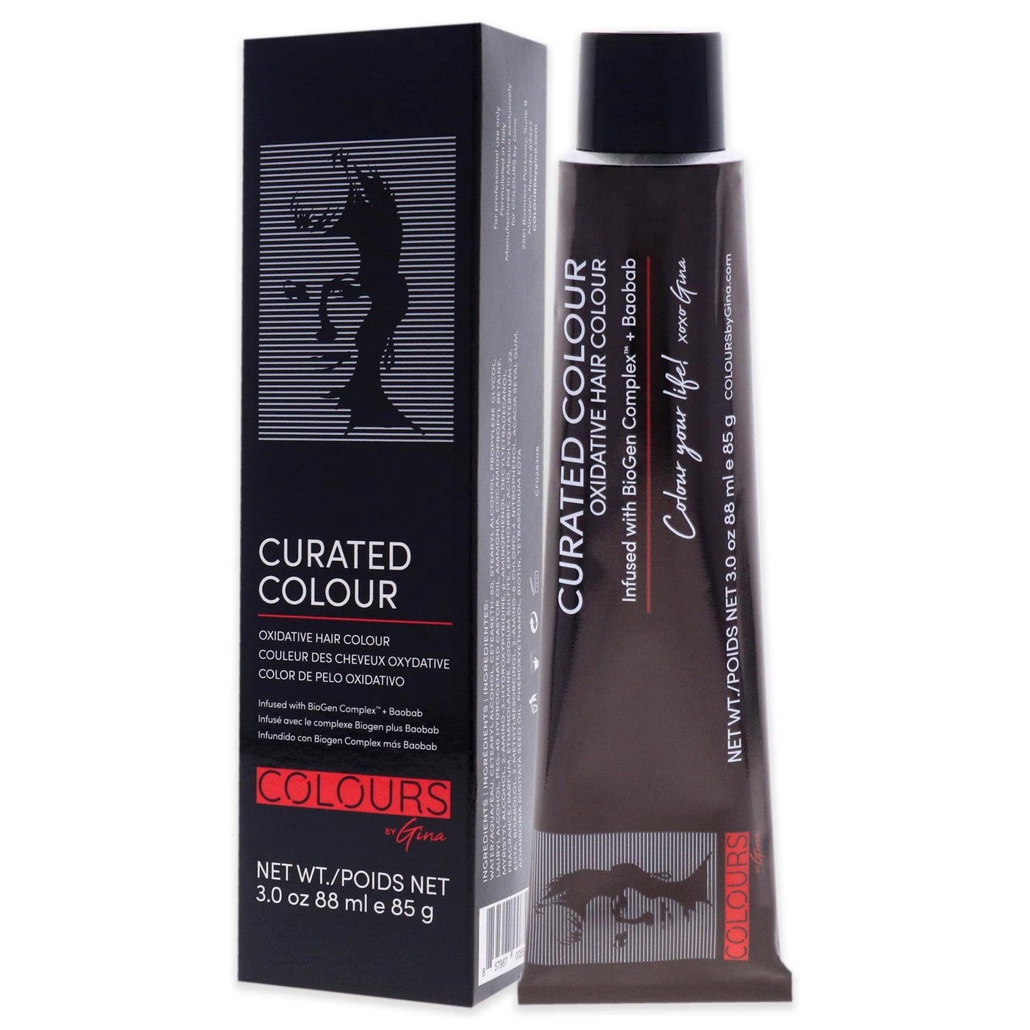 Colours By Gina Curated Colour - 8.43-8CG Light Golden Coppery Blonde by Colours By Gina for Unisex - 3 oz Hair Color