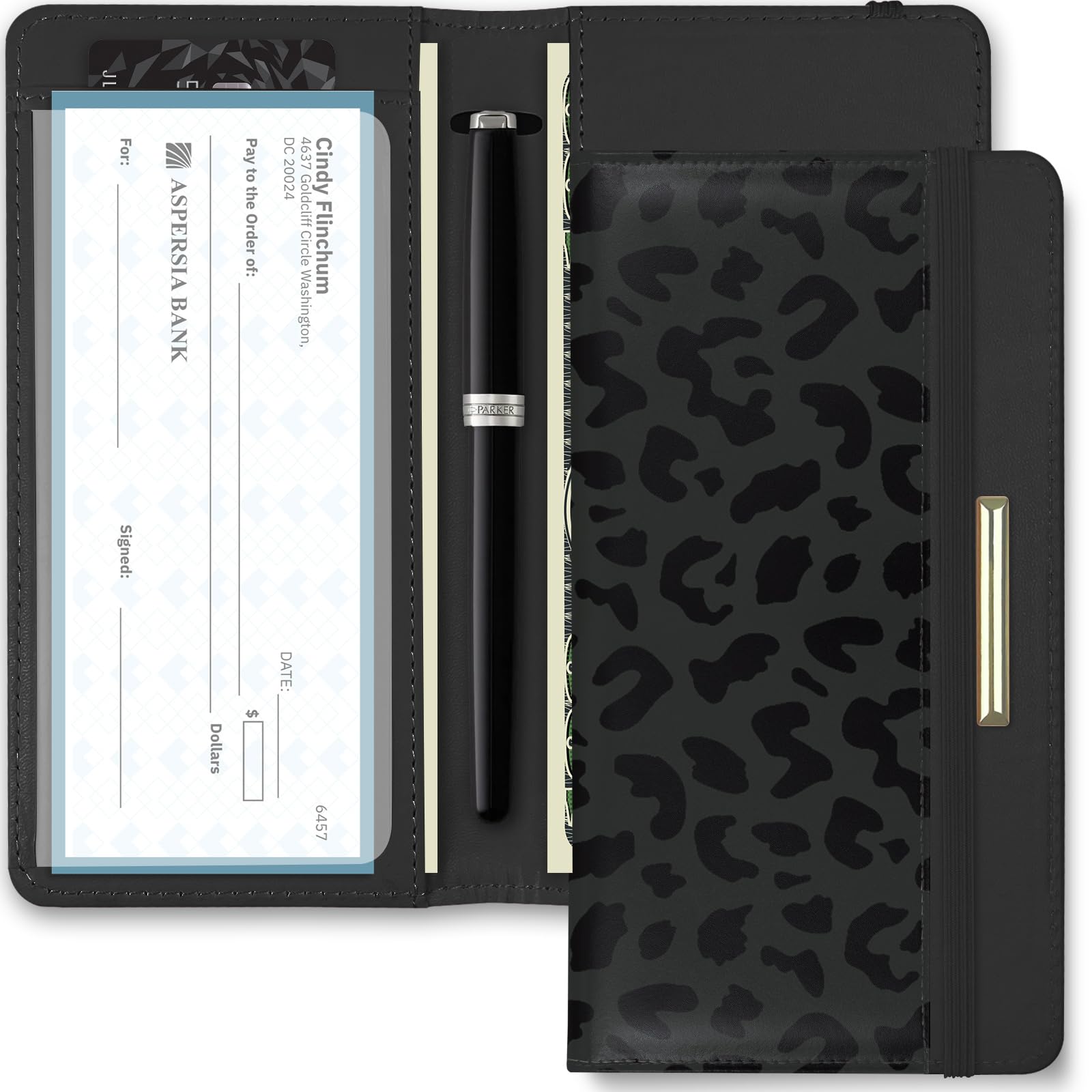 Checkbook Covers With Rfid Protection kakurookie letter checkbook cover, rfid blocking stylish,…– MarvelsAura
