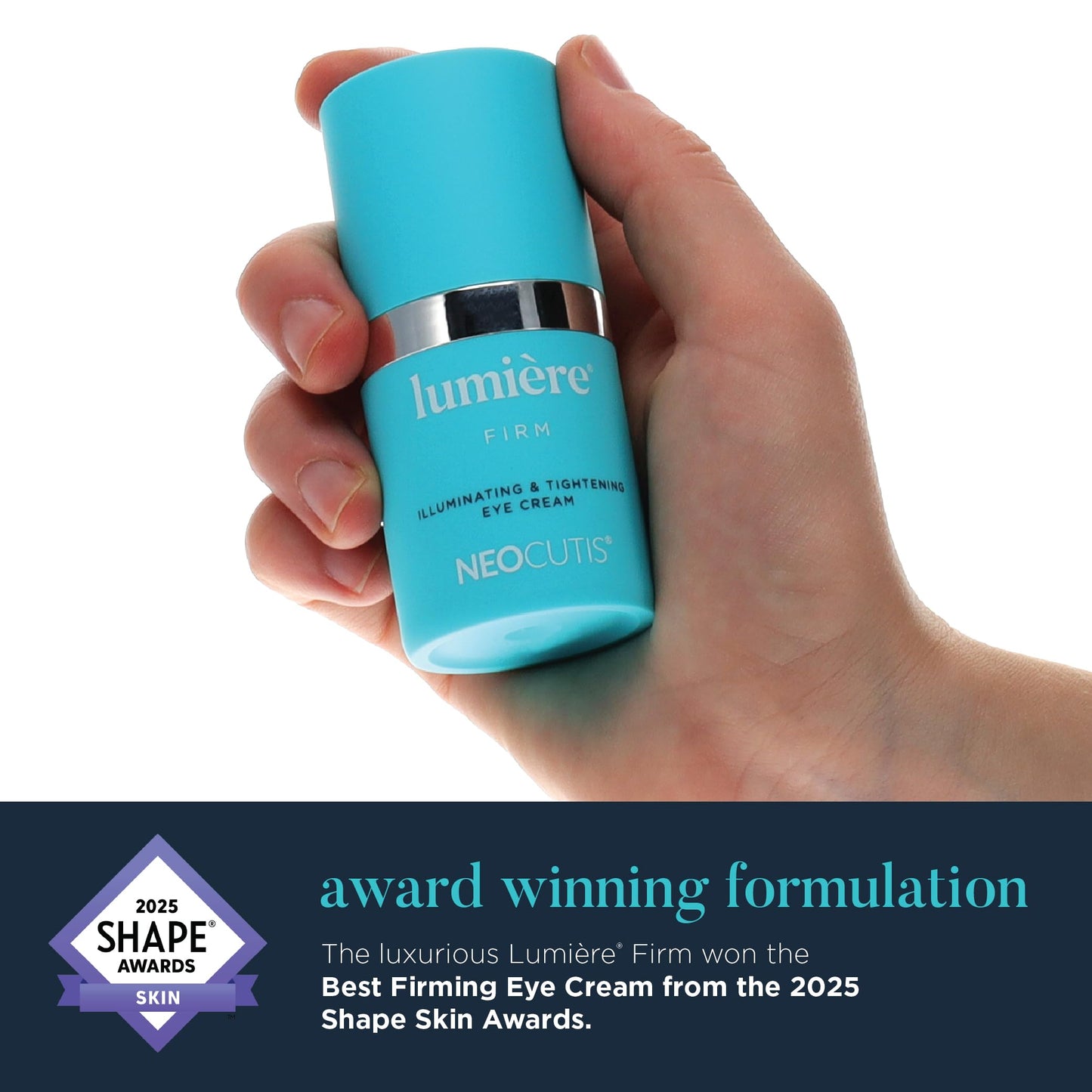 NEOCUTIS Lumiere Firm - Illuminating and Tightening, Anti-Aging Eye Cream - Brighten, Hydrate, and Soothe - for Dark Circles, Puffiness, and Wrinkle