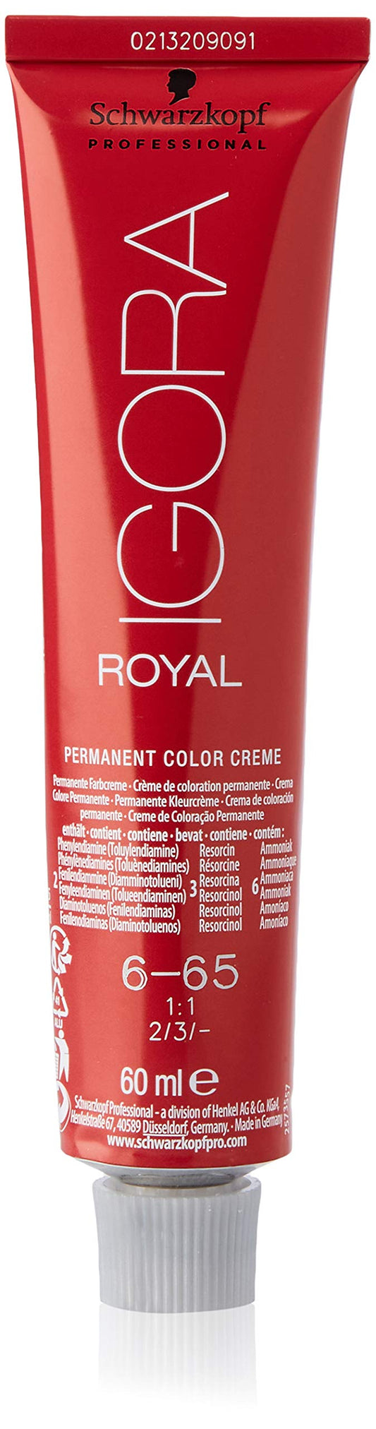 Schwarzkopf IGORA ROYAL 6-65 Dark Blonde Auburn Gold 60 ml by Unknown Beauty & Personal Care Schwarzkopf