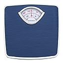 SmartHeart Analog Body Weight Scale | Mechanical Scale | 286 lbs / 130 kg Capacity | Non-Skid Platform | Easy Dial Calibration | No Batteries Needed
