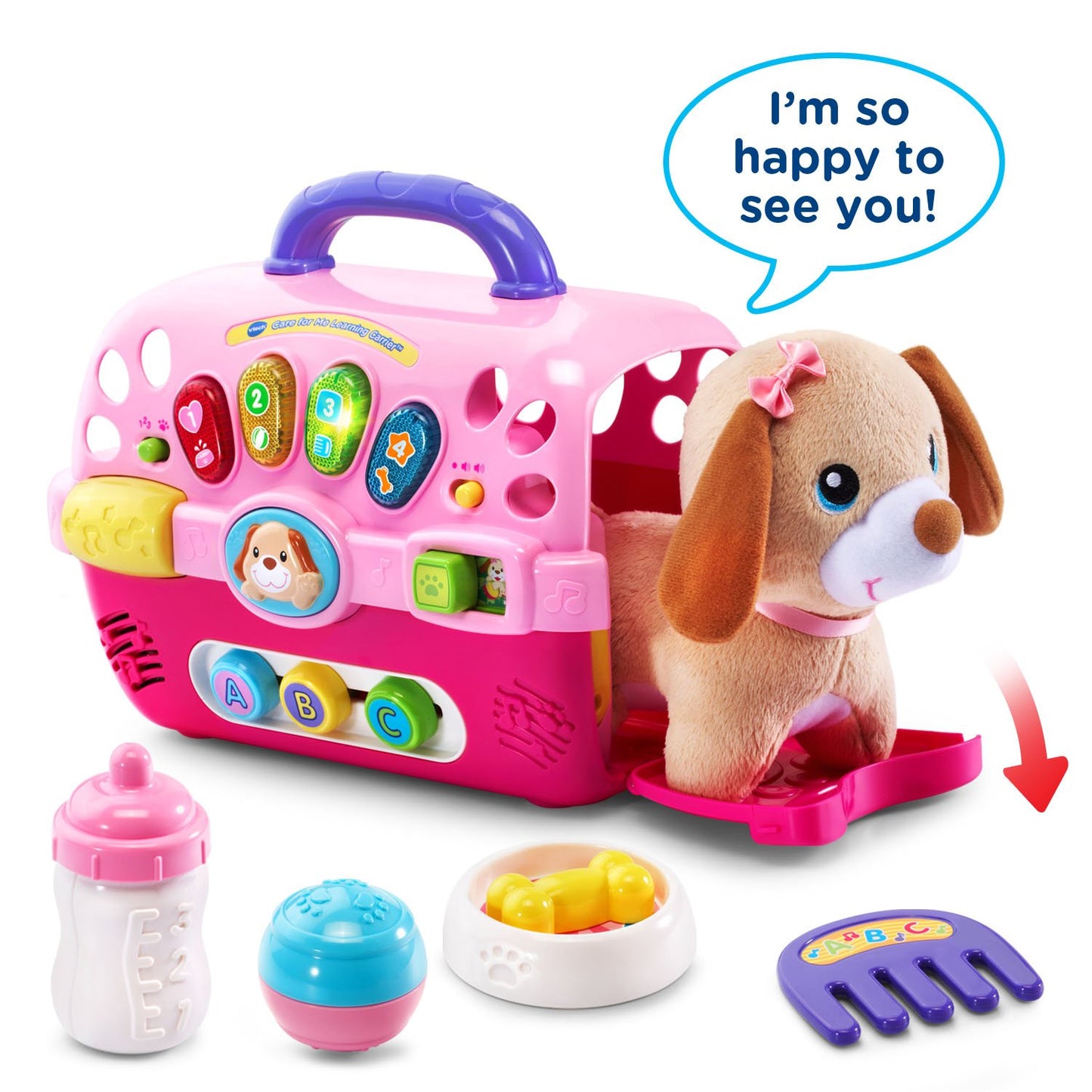 VTech Care for Me Learning Carrier, Pink