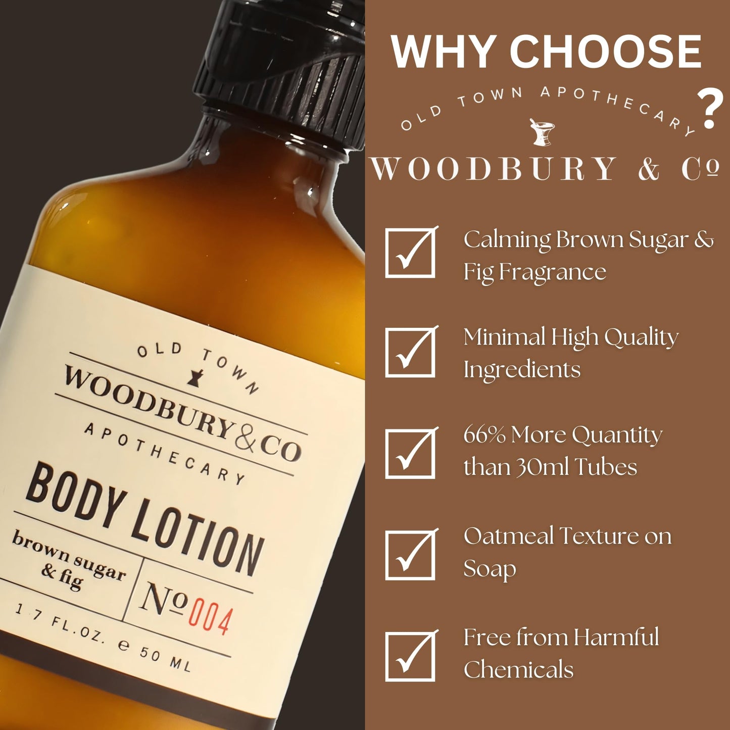 WOODBURY & CO Travel Size Shampoo Conditioner Body Wash Lotion & Soap (150 PK, 1.7 oz each), Guest Bathroom Essentials Toiletries Airbnb Bulk Mini