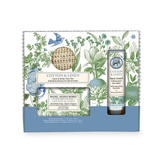 Michel Design Works Body Care Set, Beach Hand Cream with Medium Bar Soap & Soap Saver, Beautiful Boxed Gift Set Beauty and Personal Care Michel Design Works
