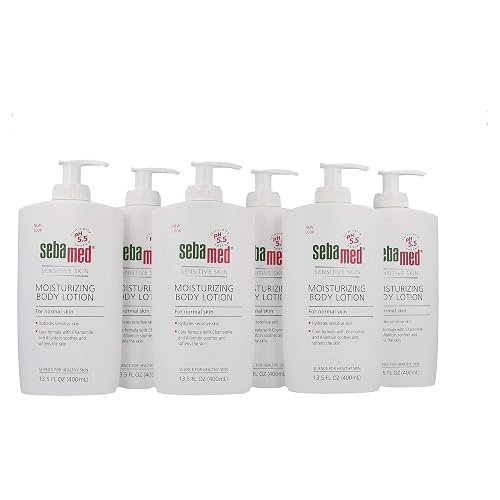 Sebamed Moisturizing Body Lotion, Sensitive Skin 13.50 oz (Pack of 6)