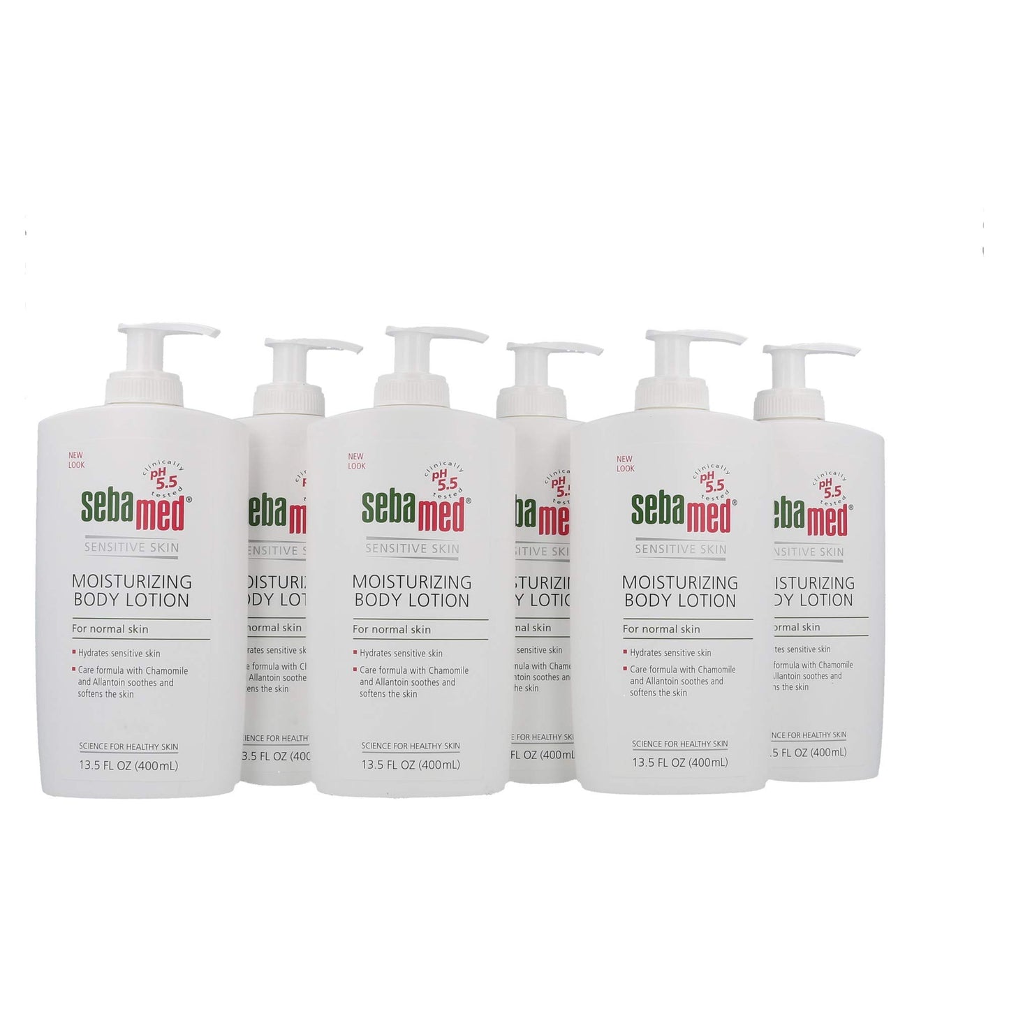 Sebamed Moisturizing Body Lotion, Sensitive Skin 13.50 oz (Pack of 6)