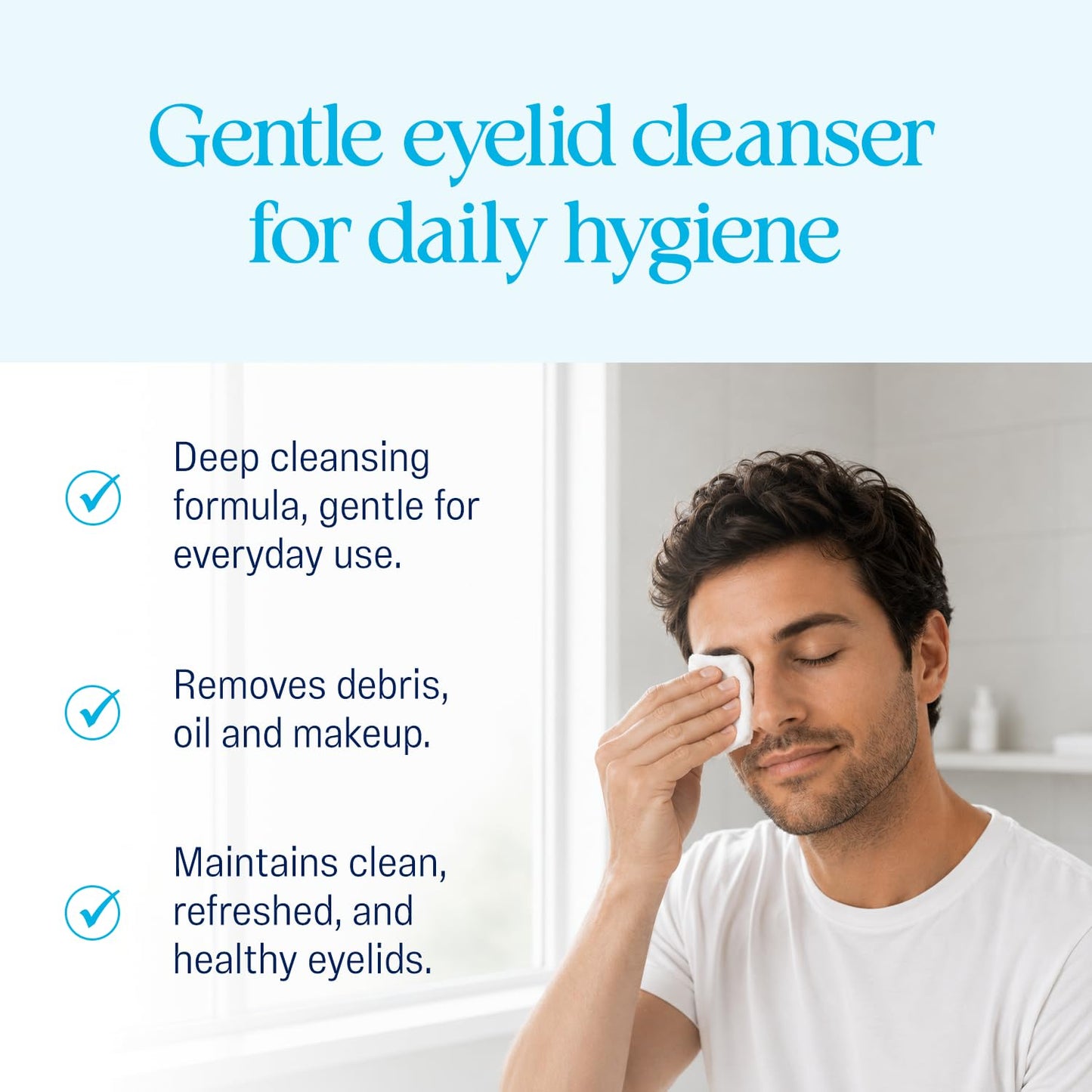 OCuSOFT Lid Scrub Original Foaming Eyelid Cleanser - Mild Instant Foaming Eyelid & Eyelash Cleanser - Daily Eyelid Wash to Remove Oil, Dust, Pollen Beauty and Personal Care OCuSOFT