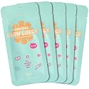 The Creme Shop Glow Check Comfort Sheet Mask 5 Pack, Facial Sheet Mask, Korean Skin Care, Hydrating, Brightening, Heartleaf Soothing Glow for Glass