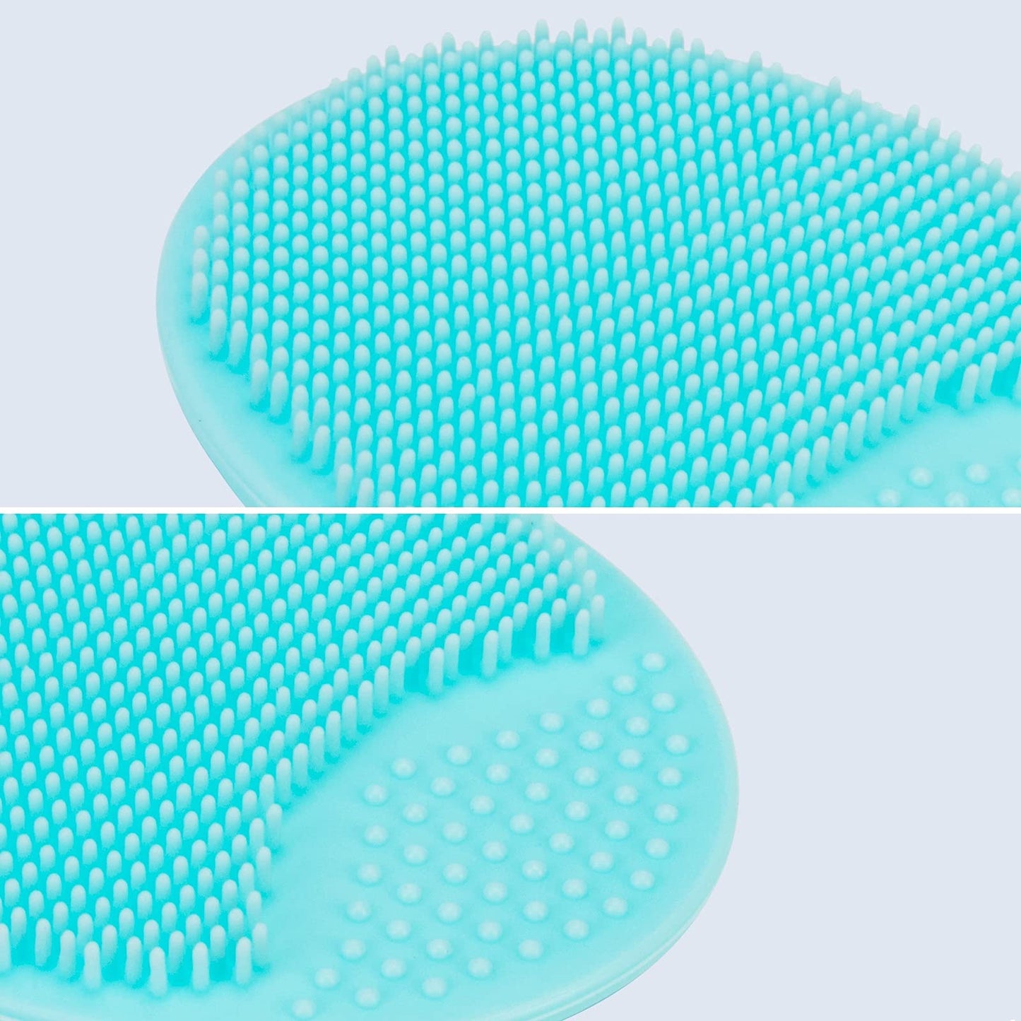 4 Pack Face Scrubber,JEXCULL Soft Silicone Facial Cleansing Brush Face Exfoliator Blackhead Acne Pore Pad Cradle Cap Face Wash Brush for Deep Cleaning Beauty and Personal Care JEXCULL