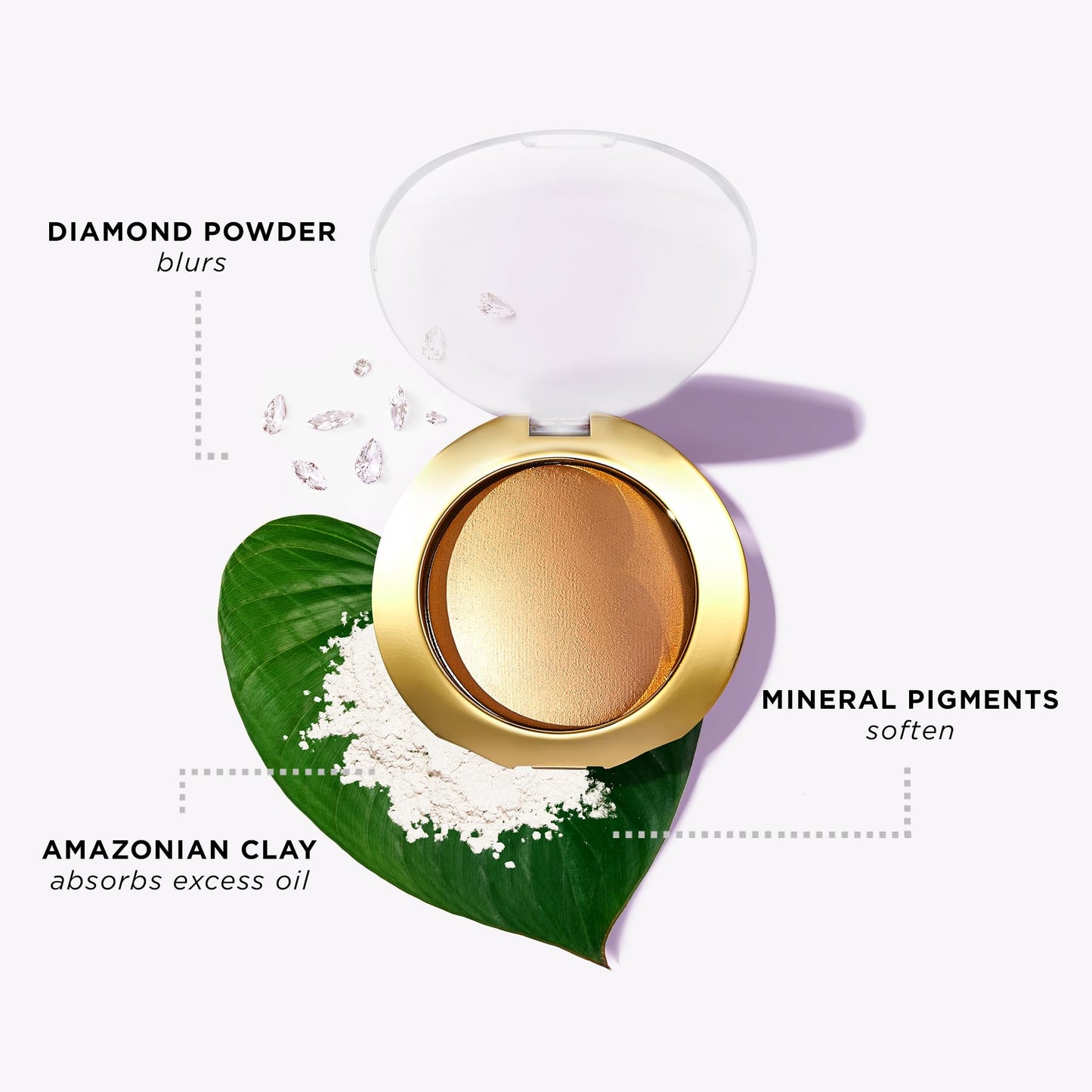 tarte shape tape glow powder - Buildable Highlighter with Mineral Pigments & Diamond Powder for a Natural Radiant Finish with Lightweight Luminous
