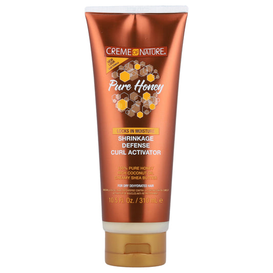 Creme Of Nature Pure Honey Curl Activator 10.5 Ounce Tube (310ml) (3 Pack)