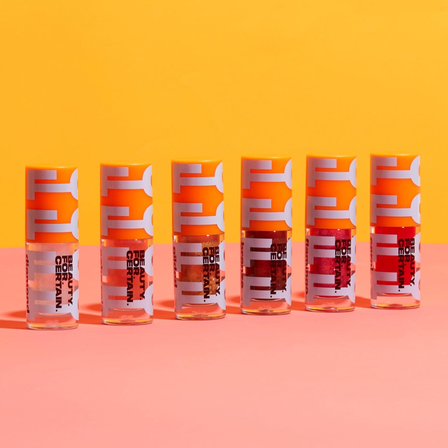 BEAUTY. FOR. CERTAIN. High-Pigment Gloss | VVS Crystal Clear | Hydrating, Non-Sticky, Lightly Plumping | Ultra-Shine Lip Gloss | Tinted Lip Gloss