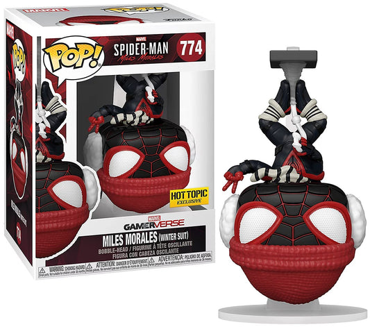 Funko Marvel Spider-Man: Miles Morales Pop! Gamerverse Miles Morales (Winter Suit) Vinyl Bobble-Head Hot Topic Exclusive