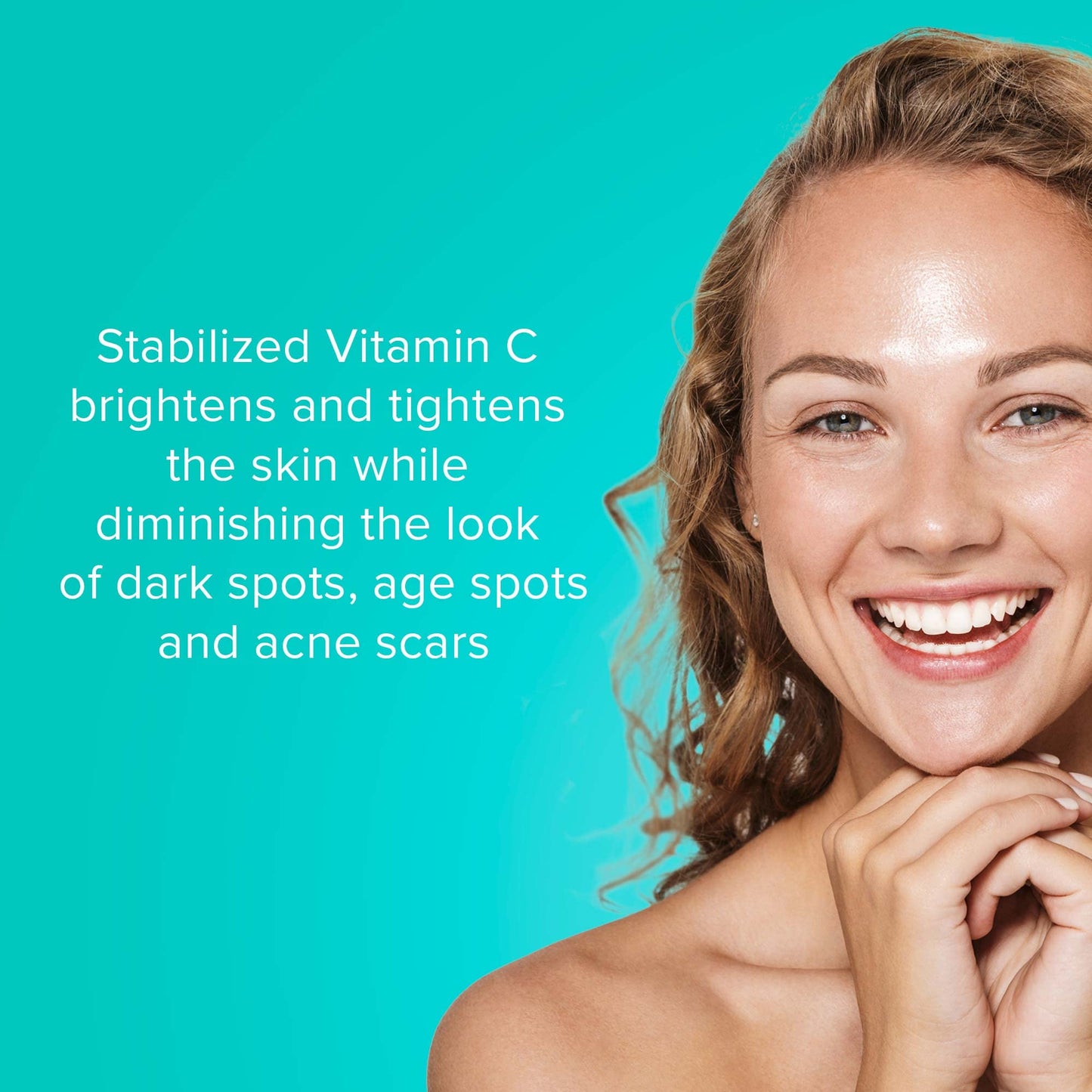 ClarityRx C-Results Vitamin C Brightening Face Serum, Natural Plant-Based Anti-Aging Facial Treatment for Dark Spots & Acne Scars (1 fl oz)