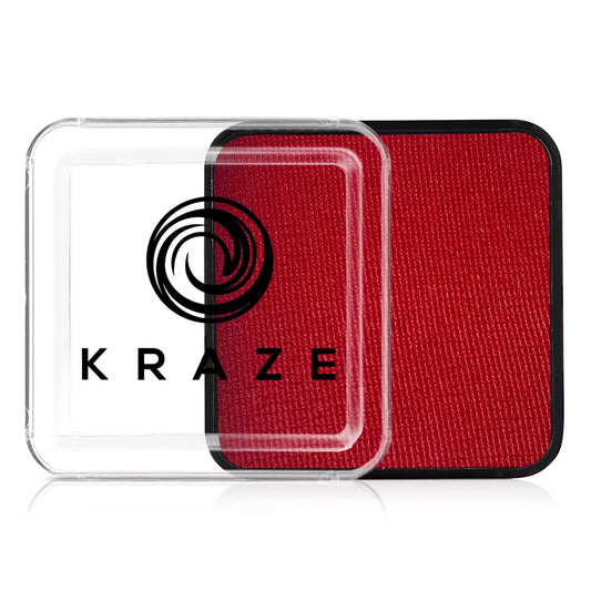 Kraze FX Square - Red Face Paint (50 gm), Professional Quality Body & Face Paint, Hypoallergenic, Vegan, Safe & Non-Toxic, Ideal for Halloween, Party