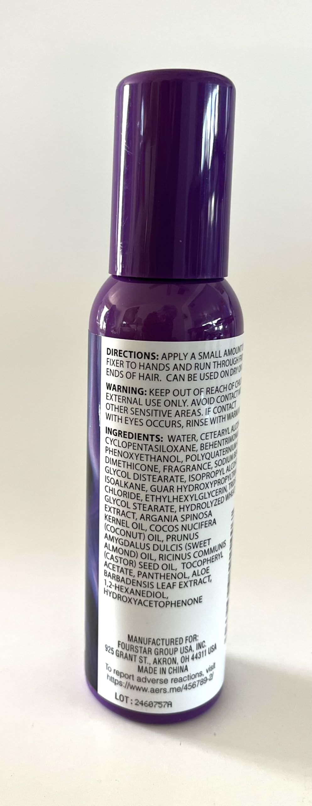b.pure Split End Fixer, Hair Repair Treatment for Damaged Hair, 4 fl oz (120 ml)