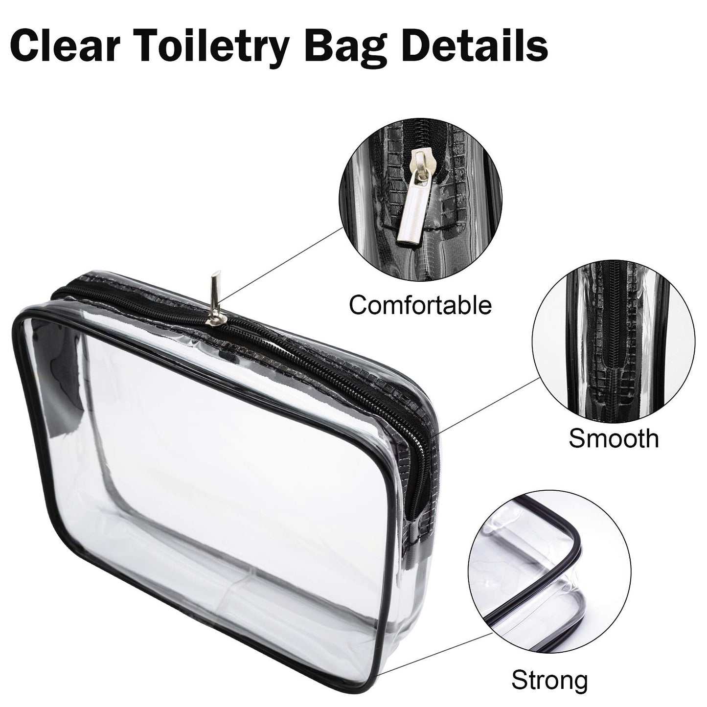 Cosywell Travel Size Bottles for Toiletries 13 Pack 2oz TSA Approved Toiletry Bottles Leak Proof Travel Kit for Women Men TSA Clear Toiletry Bag Beauty and Personal Care Cosywell