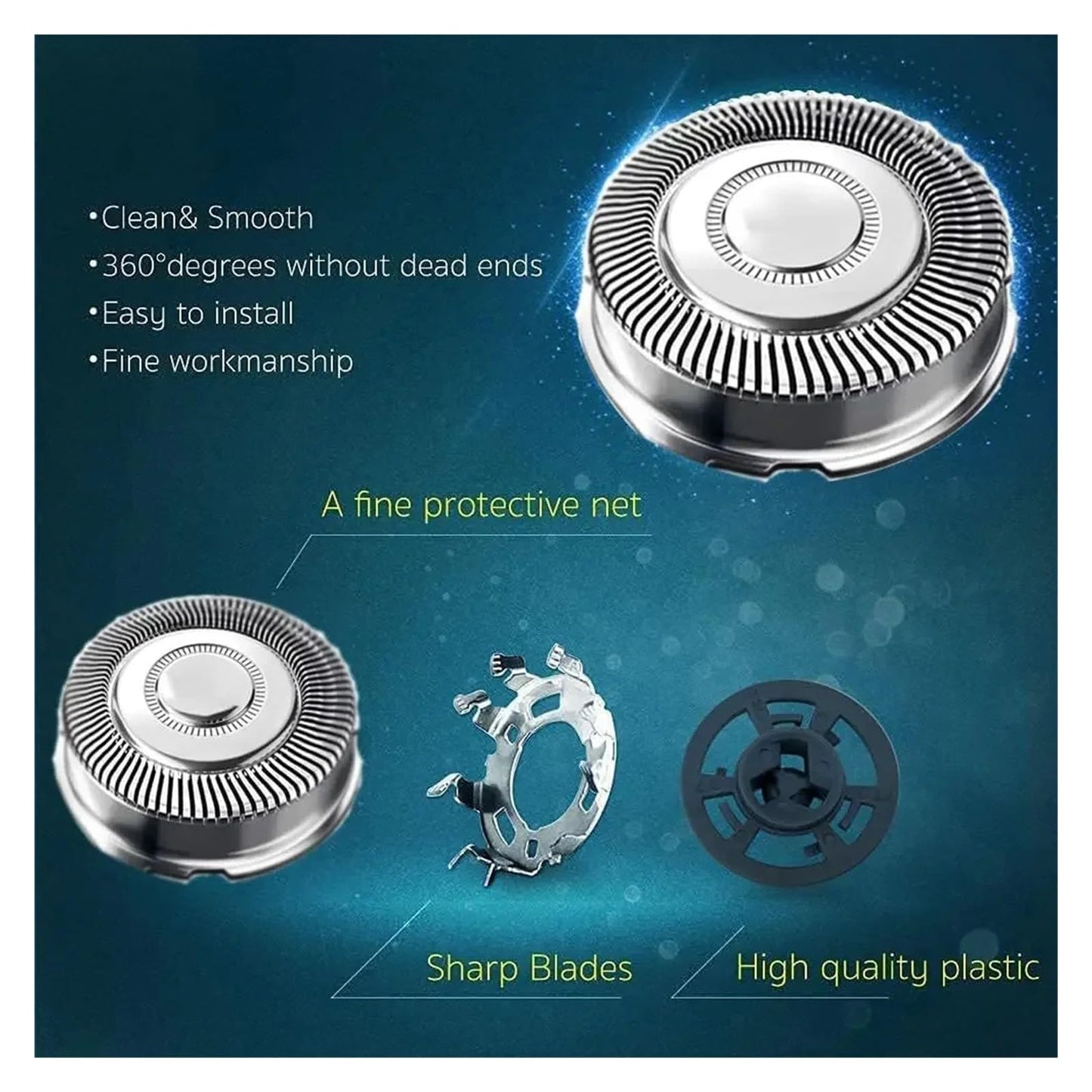 SH71 Replacement Heads ?Compatible For Norelco?Shaver Series 7000 And 5000,Blade For Philips Norelco S7782 S7788(9pc-SH71) Beauty and Personal Care ZFGANTWC