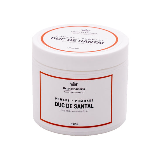 Duc de Santal Hair Pomade for Men for All Hair Styles - Strong Hold and Medium Shine, Water-Based Hair Styling Pomade, Adds Texture & Thickness Beauty & Personal Care HENRI ET VICTORIA