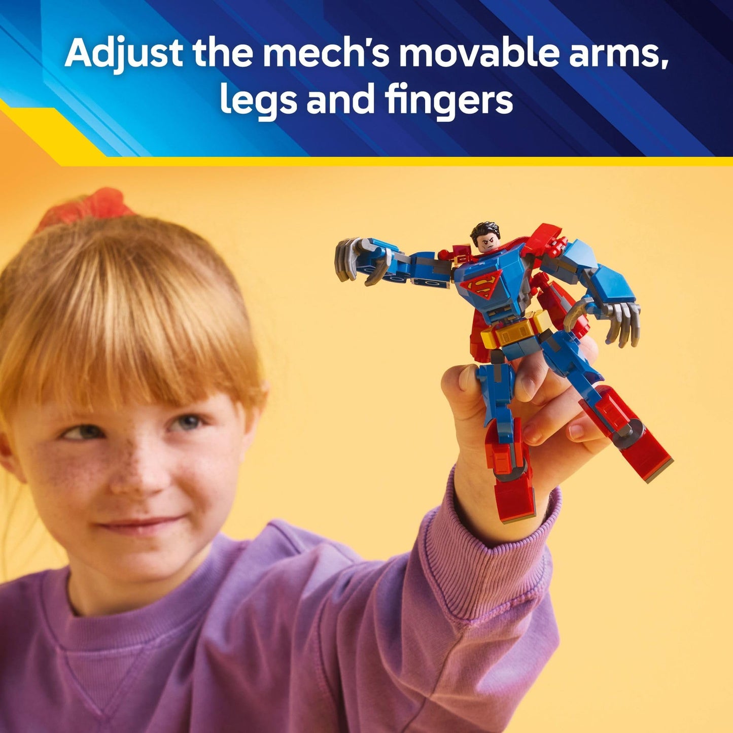 LEGO DC Superman Mech vs. Lex Luthor 76302, Buildable Action Figure Set, Superhero Toy Gift for Kids, Boys & Girls Ages 6+