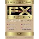 Liquid Latex - Face and Body Paint, Ammonia Free, Easy On and Off, Cosplay Makeup, Create Professional Monster, Zombie Arts 16 Oz (Tan)