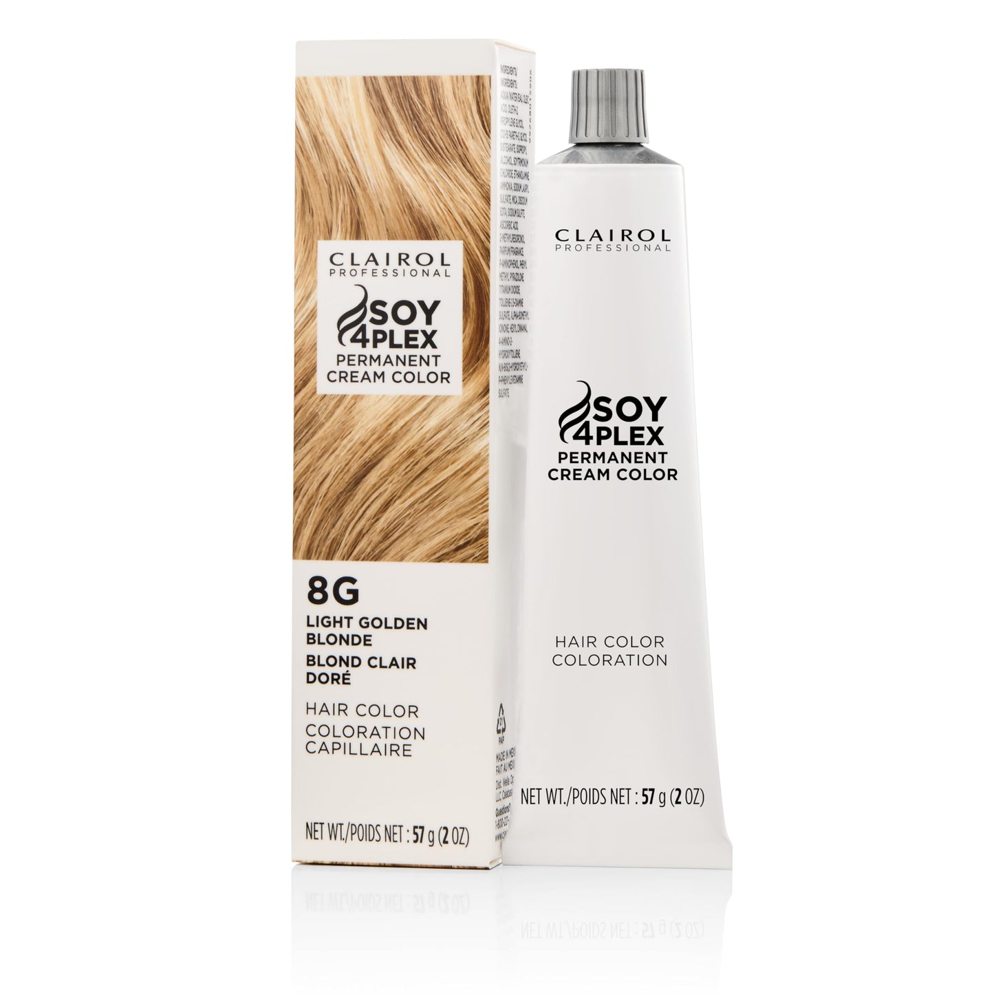 Clairol Professional Crème Permanente, 8g Light Gold Blonde, 2 oz. - Packaging May Vary