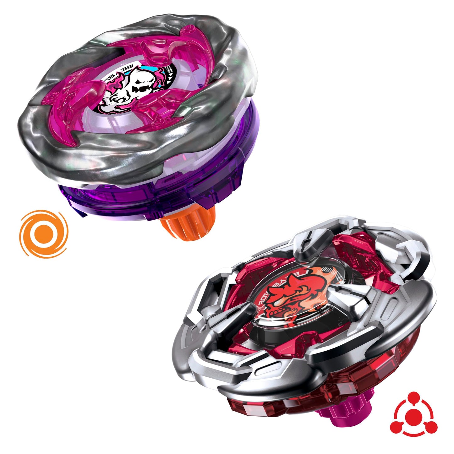 Beyblade X Circle Ghost 0-80GB UX & Chain Incendio 5-60HT BX Takara Tomy Dual Pack Set with 2 Right-Spinning Tops, Battling Tops Game Toys, Ages 8+