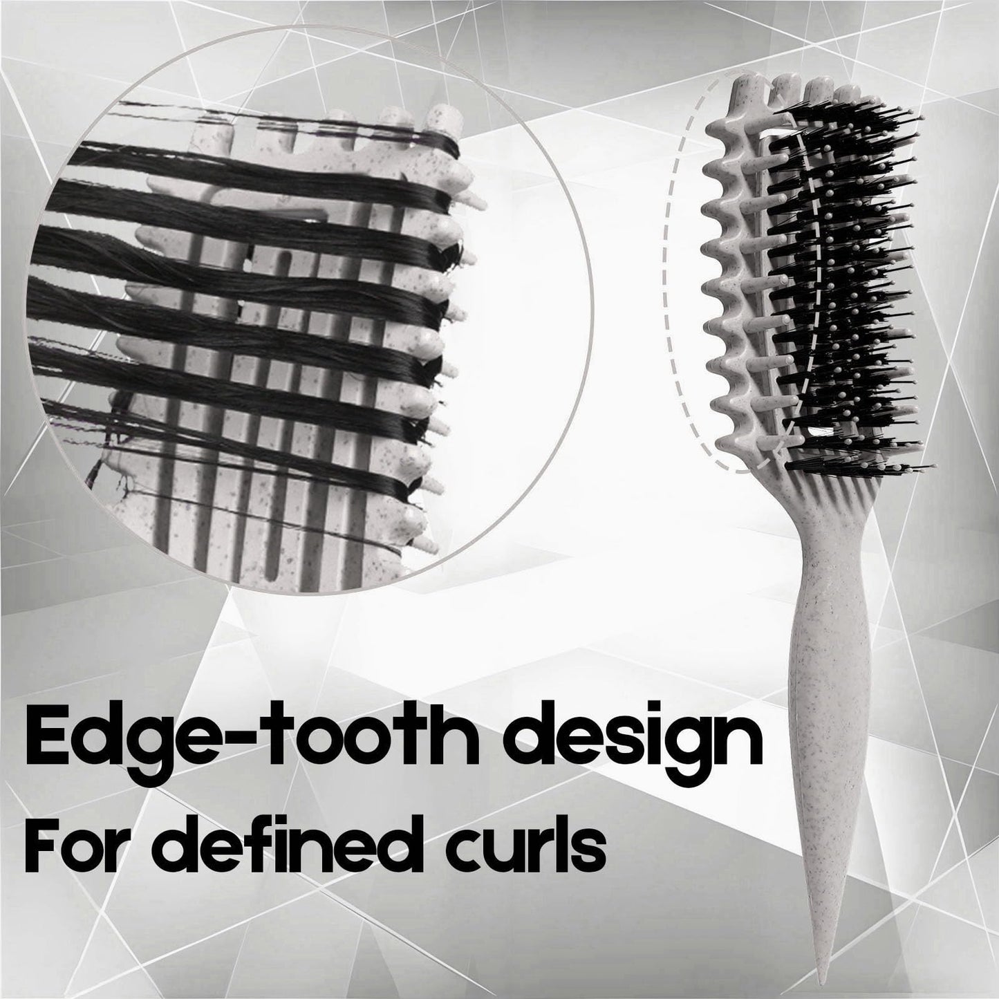Curly Hair Brush Candybrush Curl Defining Brush for Detangling Shaping and Defining Curls for Women, Men, Wet & Dry Hair (Beige) Beauty and Personal Care MMBVSZ