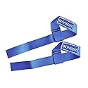 IronMind Strong-Enough Lifting Straps (Pair) - Blue Nylon Wrist Wraps for Weightlifting, Deadlifts, Strength Training