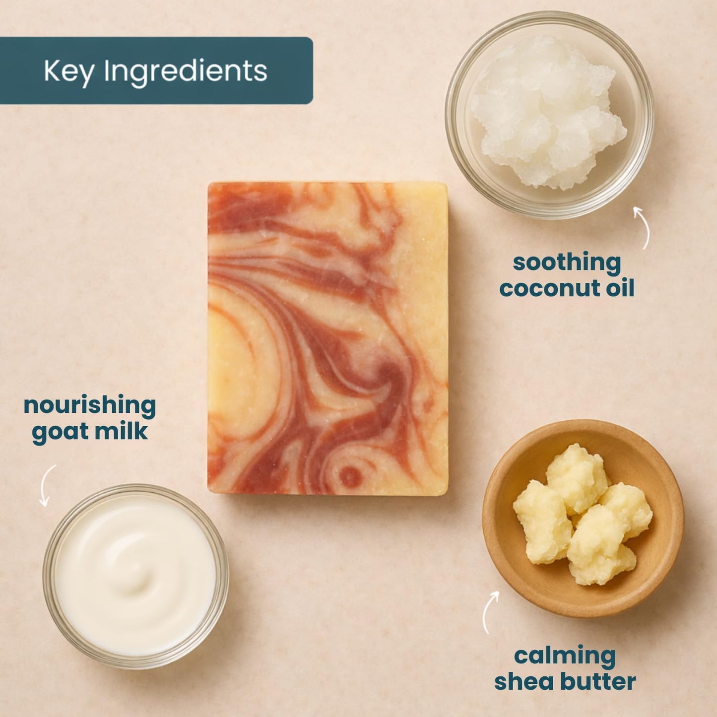 Way Natural Goat Milk Soap Bar, Cherry Almond (3 Pack) - Premium, Handmade w/Real Milk in USA - Hand & Body Goat Soap - Dry Skin, Gentle, No Dyes Beauty & Personal Care Way Natural