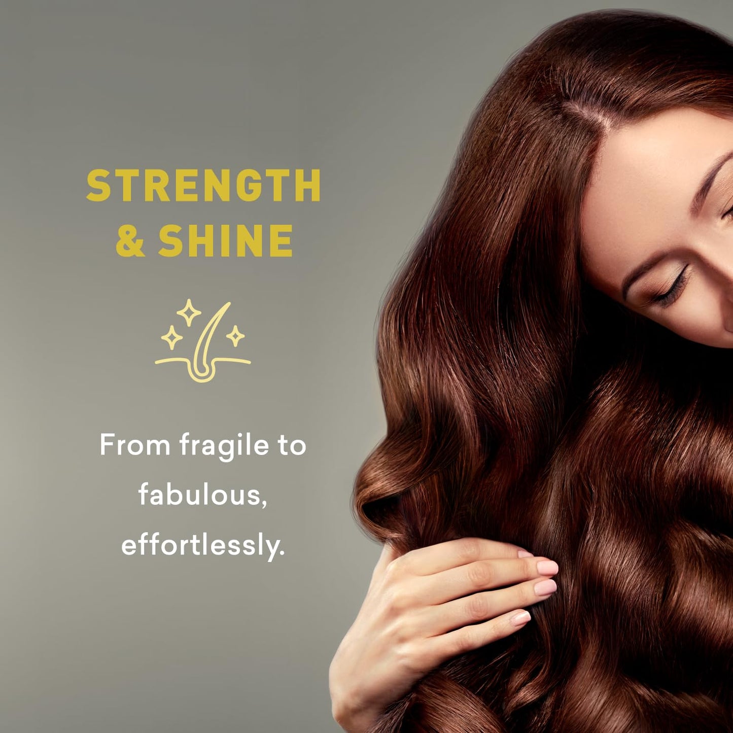 Just Nutritive Thicker Hair Shampoo | Hair Thickening | Hair Growth Thickening Shampoo | Grow Thick Hair | Hair Thickening Treatment for Men and Women
