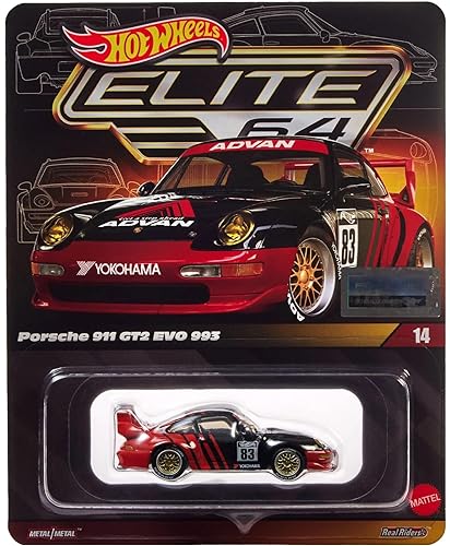 Hot Wheels Porsche 911 GT2 EVO 993 Elite 64 Collectors
