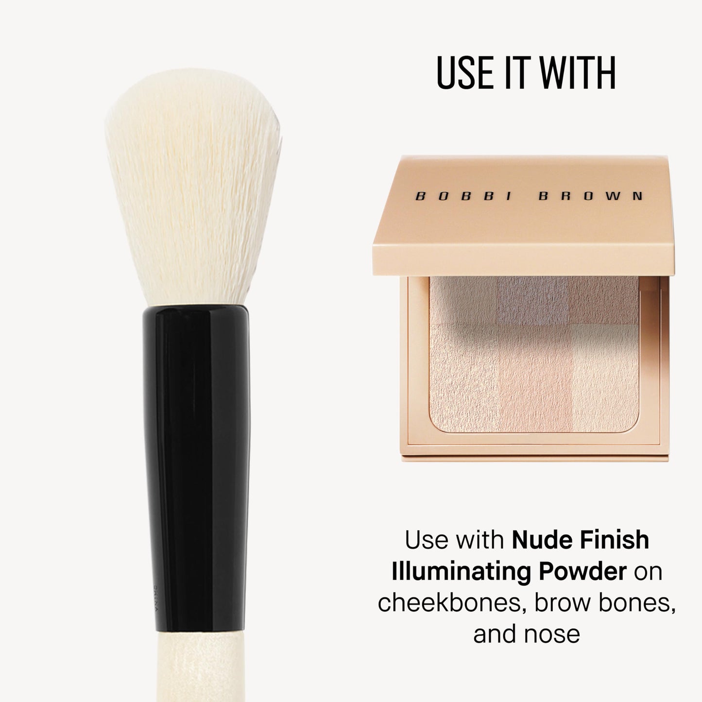 Bobbi Brown Face Blender Brush | Soft, Multipurpose Makeup Brush For Bronzer, Blushes, & Face Powders