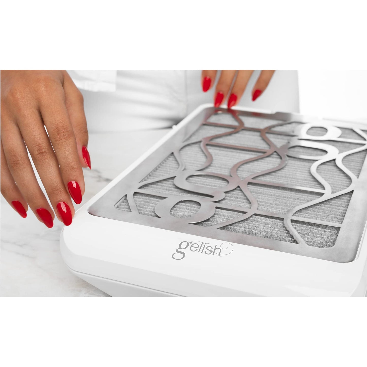 Gelish Vortex Dust Collector - Nail Dust Collector, Nail Tech Essential, Portable, Powerful, Efficient, and Rechargeable System for Salon & Home Use.