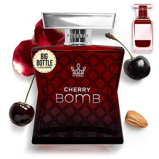 Eternal Fragrance - Eternal Cherry Bomb - Inspired by Lost Luxury Cherry Perfume - 3.4 oz (100ml) - Eau de Parfum - Vegan - Clean Ingredients - Unisex Beauty & Personal Care Eternal Fragrance