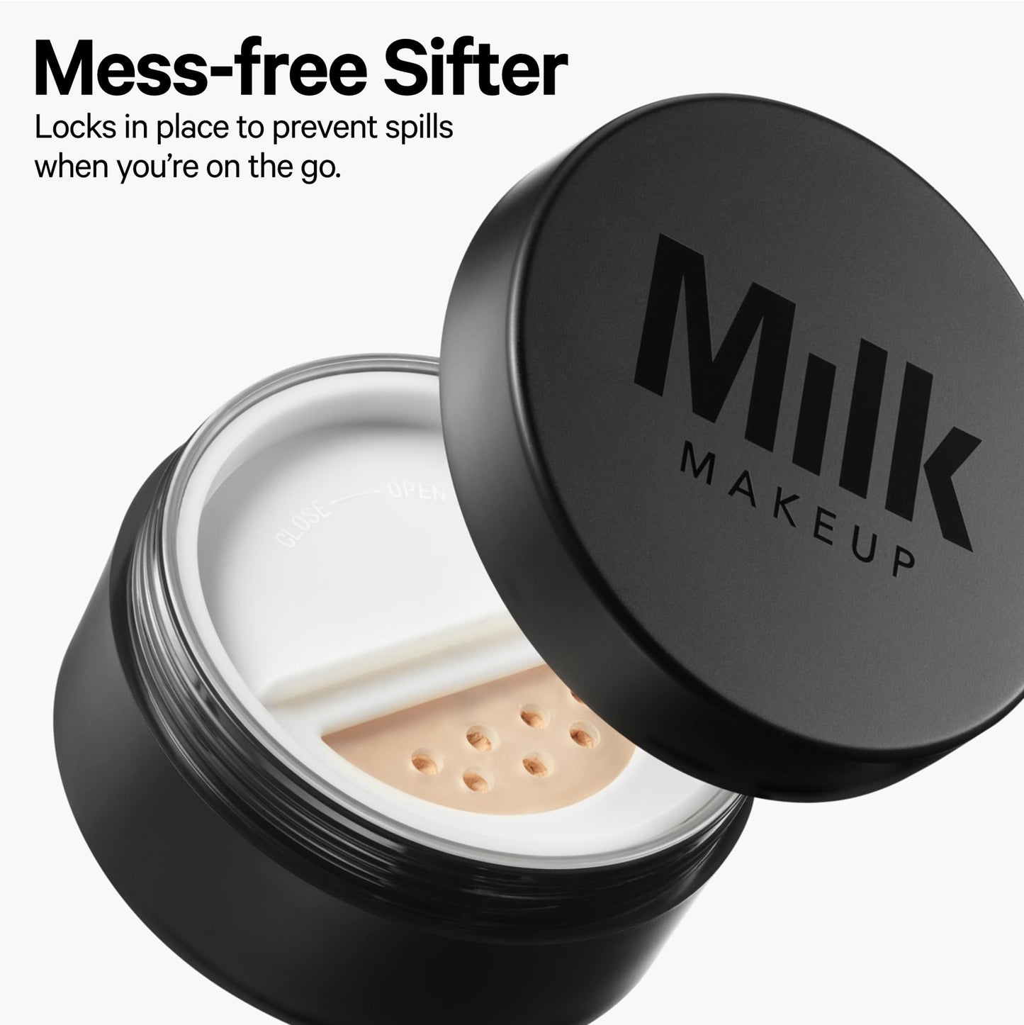 Milk Makeup Pore Eclipse Matte Translucent Setting Powder - Controls Shine, Blurs Pores + Sets Makeup Up to 16 Hours - Weightless, Talc-Free Formula