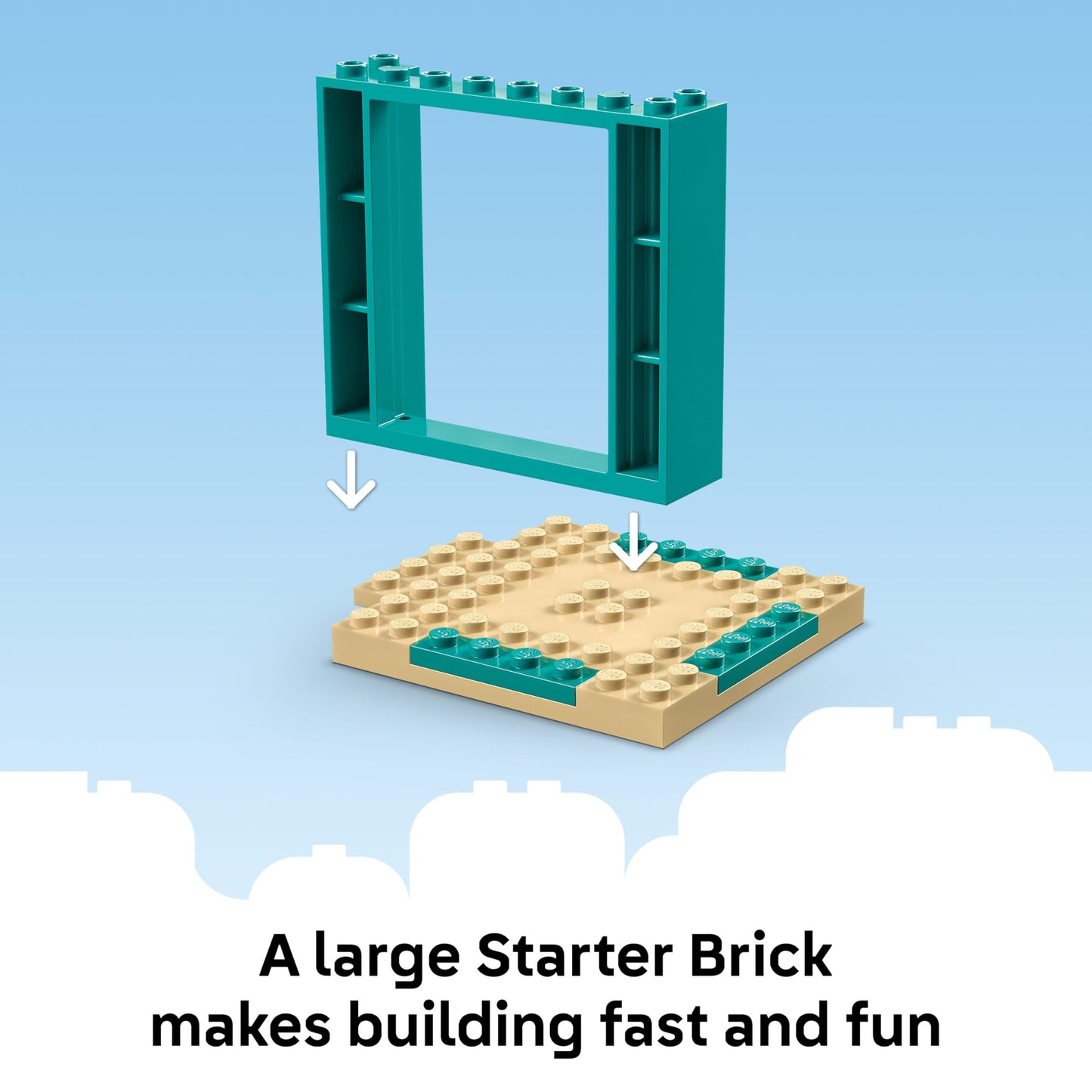LEGO Bluey Playground Fun 11201, Sensory Building Blocks with Bluey & Chloe, Preschool Pretend Play & Learning Toy, Gift for Kids Ages 4+